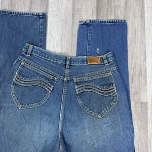 30.5X34.5 Vintage Brittania High Rise Jeans Straight Leg Tall Long